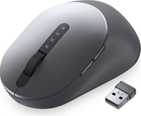 עכבר אלחוטי - חיבור למספר מכשירים Dell דל MS5320W טיטניום אפור
