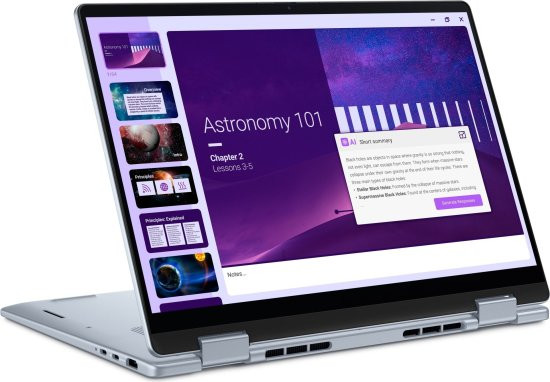 מחשב נייד מסך מגע Dell Inspiron 14 Plus 2-IN-1 14250 מסך 14 אינץ' FHD+ מעבד Intel Core Ultra 7 256V זיכרון 16GB דיסק 1TB SSD - כולל מערכת הפעלה Windows 11 Home - צבע כחול קרח
