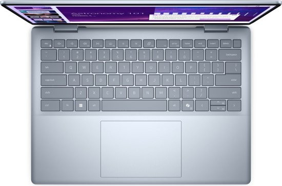 מחשב נייד מסך מגע Dell Inspiron 14 Plus 2-IN-1 14250 מסך 14 אינץ' FHD+ מעבד Intel Core Ultra 7 256V זיכרון 16GB דיסק 1TB SSD - כולל מערכת הפעלה Windows 11 Home - צבע כחול קרח