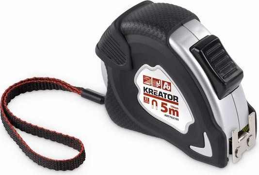 סרט מדידה 5 מטר איכותי דו צדדי מגנטי עם טפסנים  KRT702105
