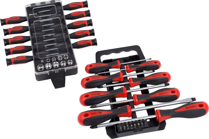 סט מברגים, בוקסות וביטים - 44 חלקים Kreator קרייטור KRT400004