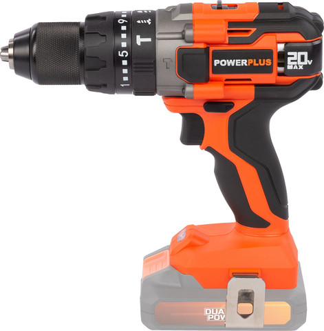 מקדחה / מברגת אימפקט 20 וולט (גוף בלבד) DUAL POWER דואל פאוור דגם 106 POWDP15200