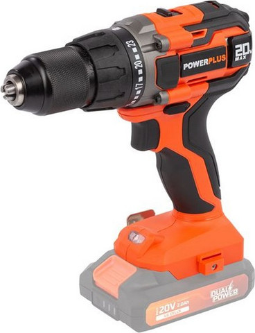 מקדחה / מברגה 20 וולט (גוף בלבד) DUAL POWER דואל פאוור דגם 106 POWDP 15100