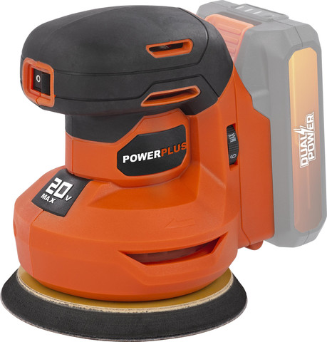 מלטשת אקסצנטרית POWDP50400  20V - גוף