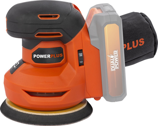 מלטשת אקסצנטרית POWDP50400  20V - גוף