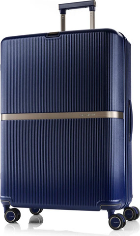 מזוודה גדולה קשיחה "28 מבית סמסונייט Samsonite דגם MINTER SPINNER צבע נייבי