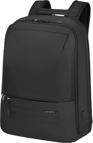 תיק גב עם תא ללפטופ  15.6" מבית המותג העולמי Samsonite דגם STACKD BIZ LAPTOP BACKPACK צבע נייבי