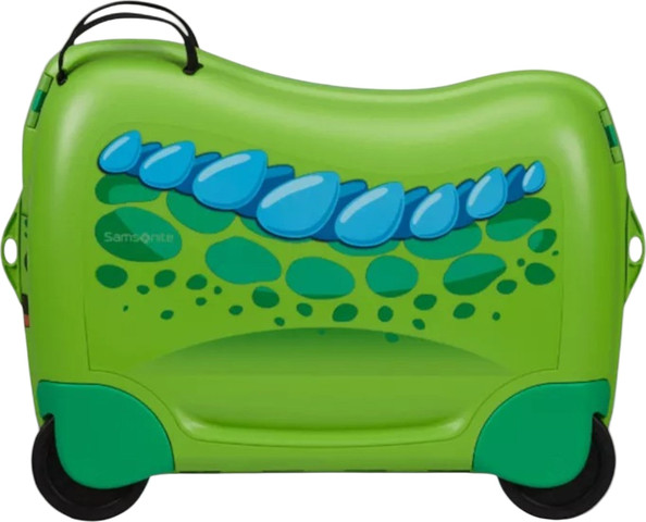 מזוודת רכיבה לילדים Dream Rider Ride-On מבית Samsonite דגם Dinosaur ירוק