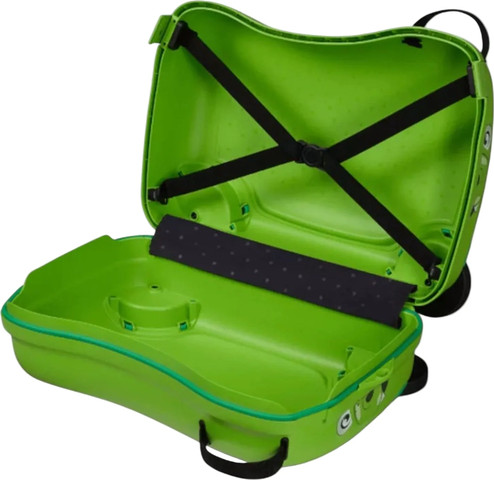 מזוודת רכיבה לילדים Dream Rider Ride-On מבית Samsonite דגם Dinosaur ירוק