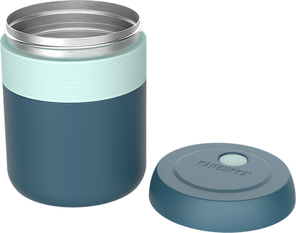 קופסת אוכל תרמית 600 מ"ל Bora - טורקיז עמוק Deep Teal