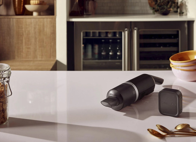 שואב אבק ידני אלחוטי למטבח, ללא סוללה KitchenAid  קיטשן אייד Go 5KKVR100BM