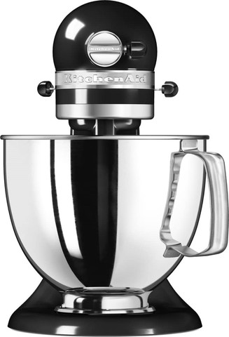 מיקסר מקצועי 4.8 ליטר KitchenAid קיטשן אייד Artisan 5KSM125IOB שחור מבריק