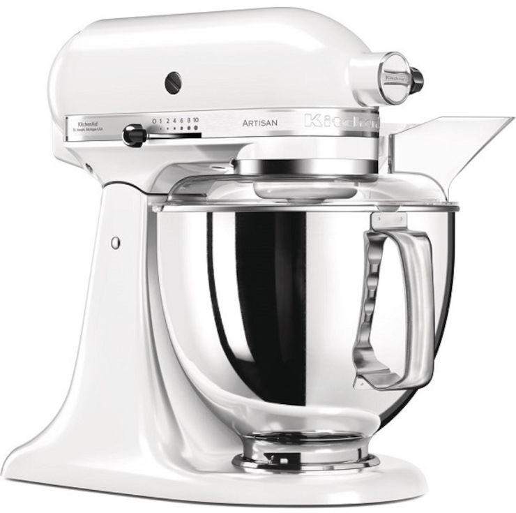 מיקסר מקצועי 2 קערות KitchenAid קיטשן אייד Artisan 5KSM175EWH לבן