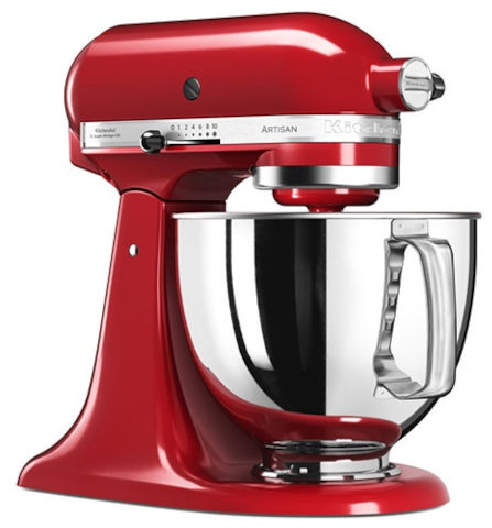 מיקסר מקצועי 4.8 ליטר KitchenAid קיטשן אייד Artisan 5KSM125EER אדום