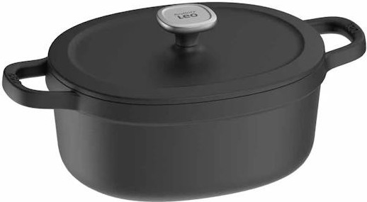 סיר ברזל אובלי 4.8 ליטר BergHoff Graphite