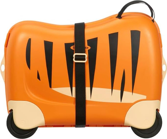 מזוודת רכיבה  לילדים Dream Rider Ride-On מבית Samsonite דגם Tiger כתום