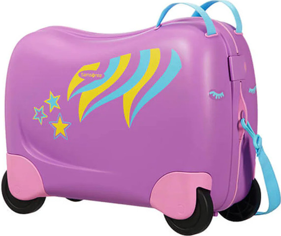 מזוודת רכיבה לילדים Dream Rider Ride-On מבית Samsonite דגם Pony סגול