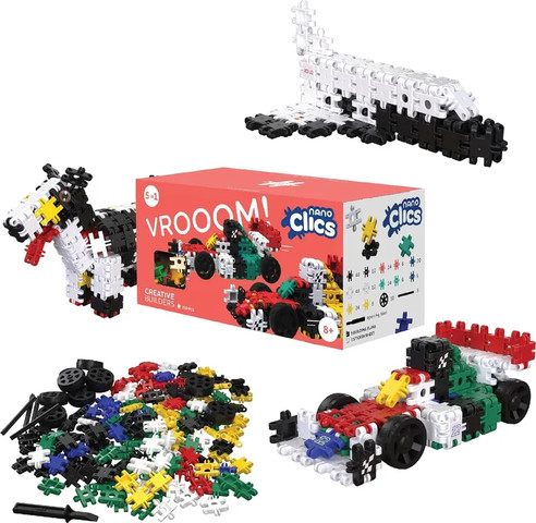 Clics קליקס נאנו אדום 250 חלקים - Brain GO