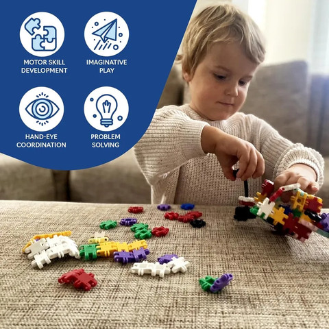 Clics קליקס נאנו אדום 250 חלקים - Brain GO
