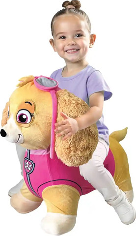 חיית קפיצות מתנפחת עם כיסוי בד רך ונעים ומשאבה - סקיי ממפרץ ההרפתקאות