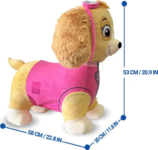 חיית קפיצות מתנפחת עם כיסוי בד רך ונעים ומשאבה - סקיי ממפרץ ההרפתקאות