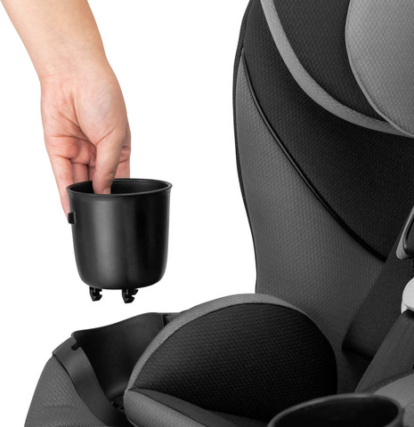 כיסא בטיחות מסתובב צר במיוחד רבולב סלים Revolve Slim 360 - שחור/אפור Obsidian Black