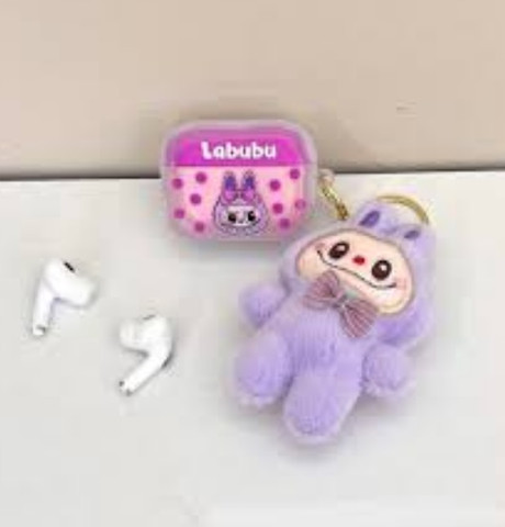 אוזניות Bluetooth LABUBU אלחוטיות סטריאו TWS עם מיקרופון מובנה  וערכת הטענה חכמה