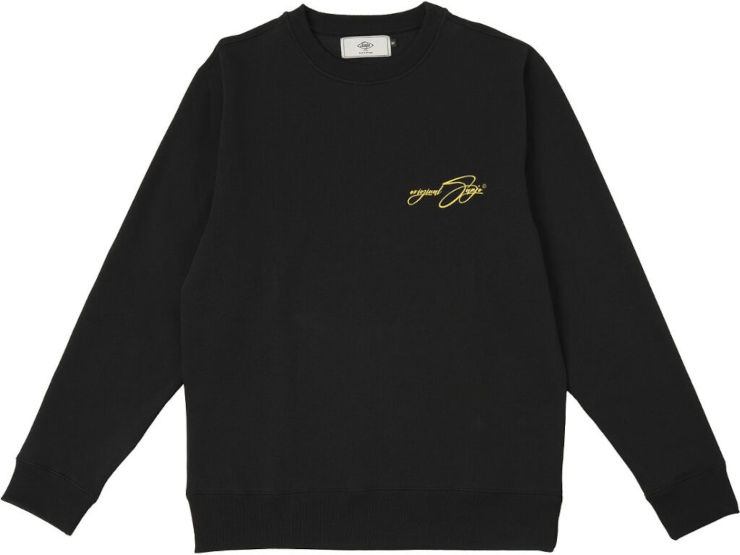 סווטשירט יוניסקס Serif Embroidery Sweatshirt Black