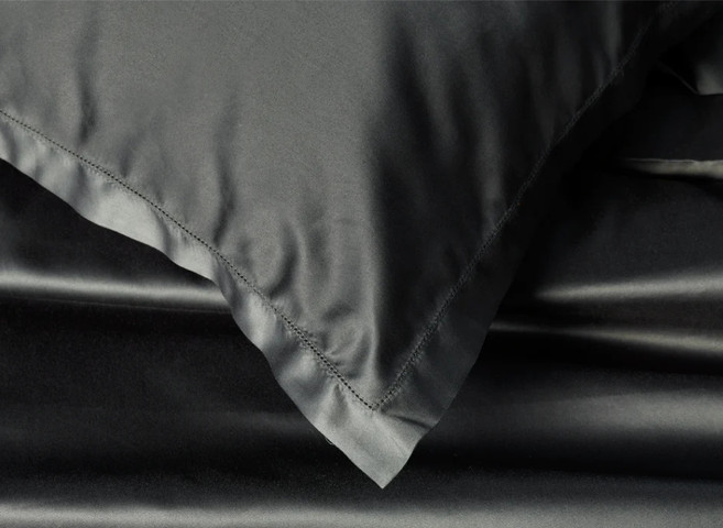 סט מצעים זוגי צבע שחור 200X220 דגם Caviar מבית Hollandia - Amalia