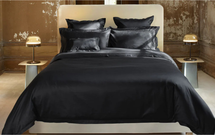 סט מצעים זוגי צבע שחור 200X220 דגם Caviar מבית Hollandia - Amalia