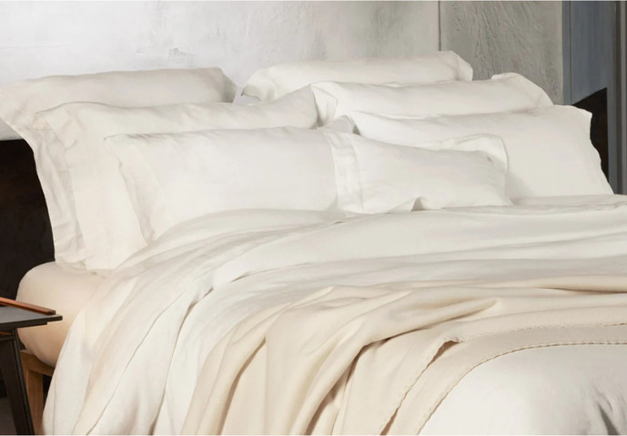 סט מצעים זוגי צבע לבן 200X220 דגם Maia מבית Hollandia – Amalia
