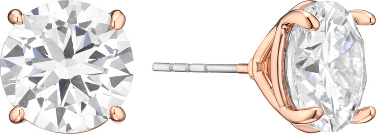 עגילים רוזגולד Stud