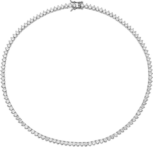Tennis 3mm שרשרת רודיום
