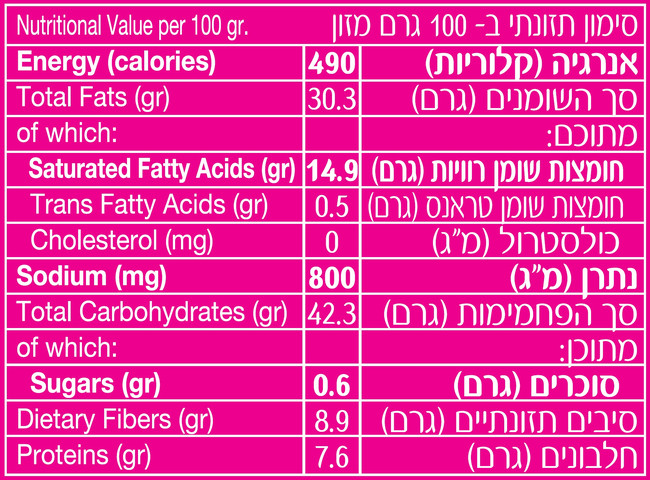 פופקורן להכנה במיקרוגל בטעם טבעי בתוספת מלח