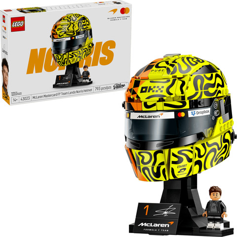 לגו Editions Vehicles – הקסדה של LEGO נוריס מ-McLaren Mastercard F1® Team (43023) lego