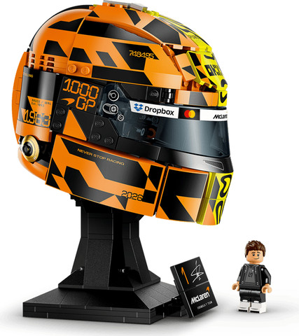 לגו Editions Vehicles – הקסדה של LEGO נוריס מ-McLaren Mastercard F1® Team (43023) lego