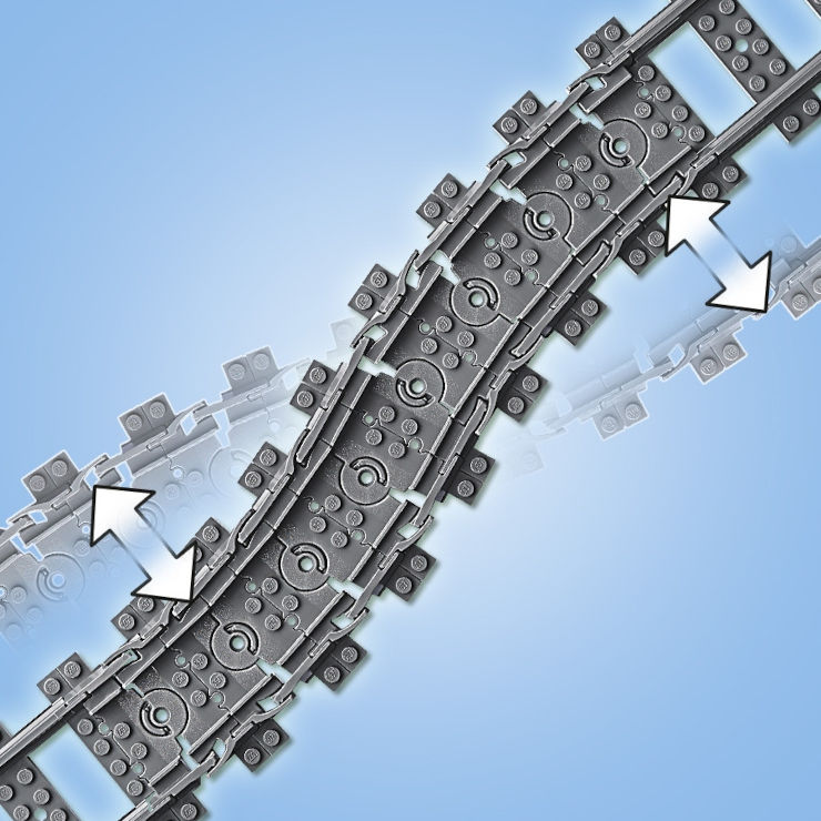 לגו סיטי - פסי רכבת 60205