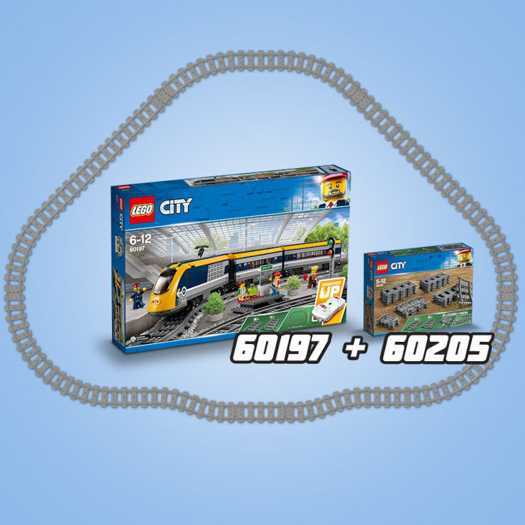 לגו סיטי - פסי רכבת 60205