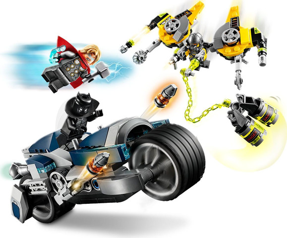 76142 Avengers Speeder Bike Attack - Lego