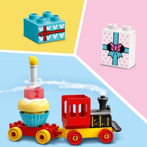 לגו דופלו רכבת יום הולדת מיקי ומיני 10941 - Lego
