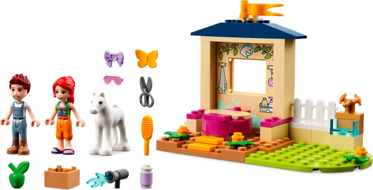 לגו חברות אורווה לשטיפת סוס פוני 41696 - Lego