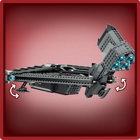 לגו מלחמת הכוכבים חללית הג'אסטיפייר 75323 - Lego
