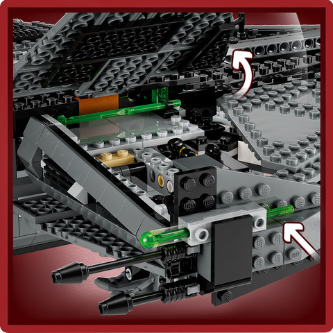 לגו מלחמת הכוכבים חללית הג'אסטיפייר 75323 - Lego