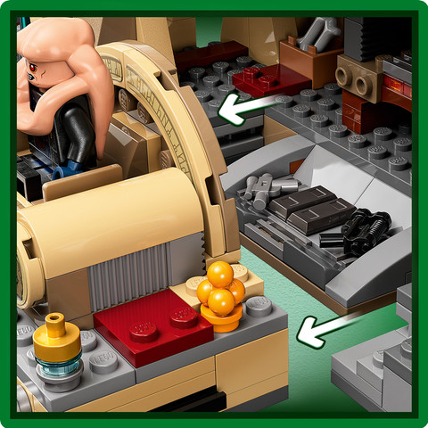 לגו מלחמת הכוכבים חדר כס המלכות של בובה פט 75326 - Lego