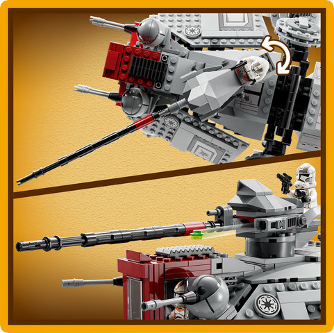 לגו מלחמת הכוכבים דגם AT-TE כלי רכב 75337 - Lego