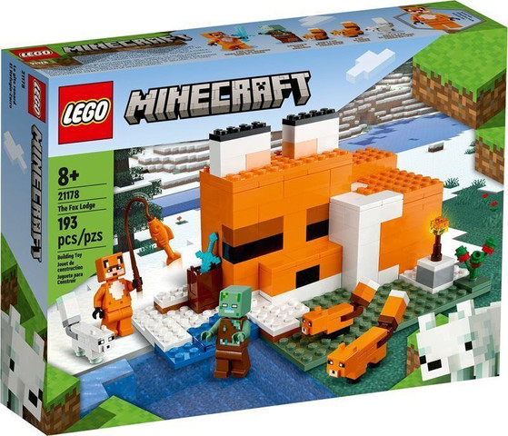 לגו מיינקראפט בקתת השועל 21178 - Lego