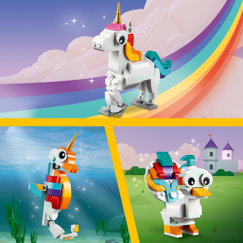 לגו קריאטור חד קרן קסום 31140 - Lego