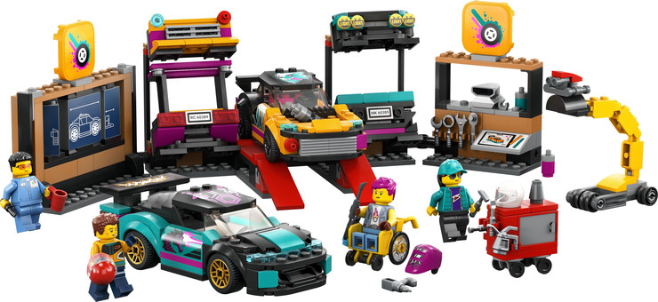 לגו סיטי מוסך למכוניות מעוצבות 60389 - Lego