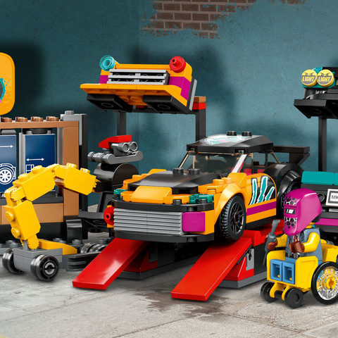 לגו סיטי מוסך למכוניות מעוצבות 60389 - Lego