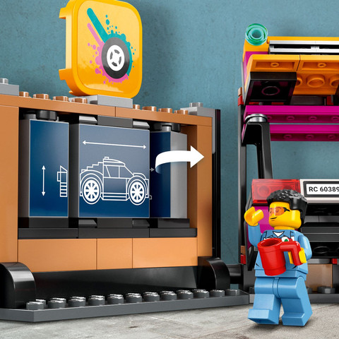 לגו סיטי מוסך למכוניות מעוצבות 60389 - Lego